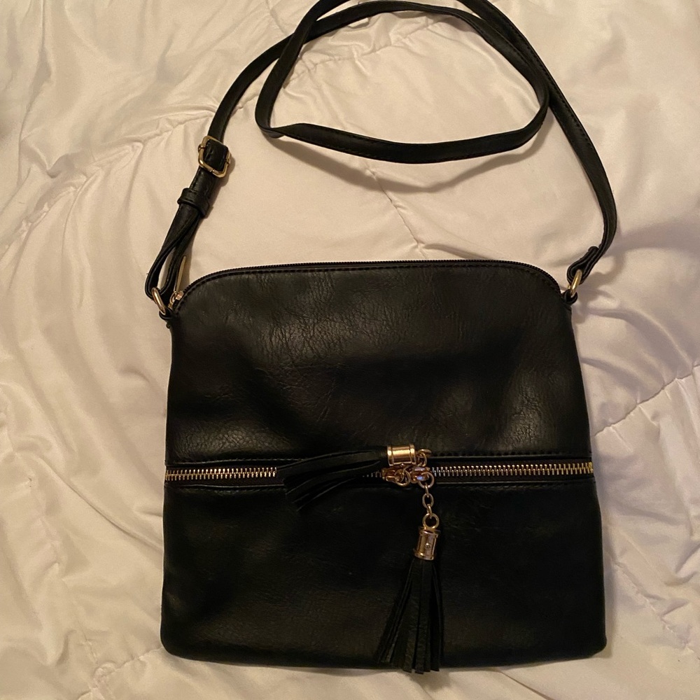 Elegant Black Crossbody Bag